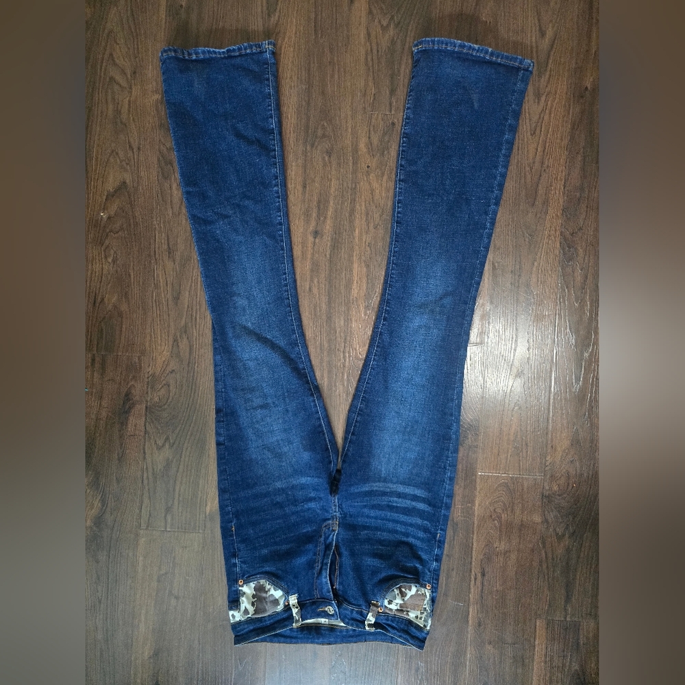 Ranch DRESSN cowprint Lined riding Flares
